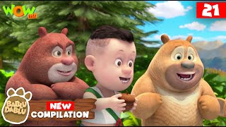 new baby bears compilation 21 bablu dablu cubs new funny cartoon in hindi for kids wow kidz