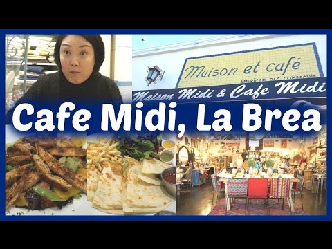 Vlog Mukbang : Cafe Midi, La Brea - 미국엘에이 맛집 먹방 : 카페미디
