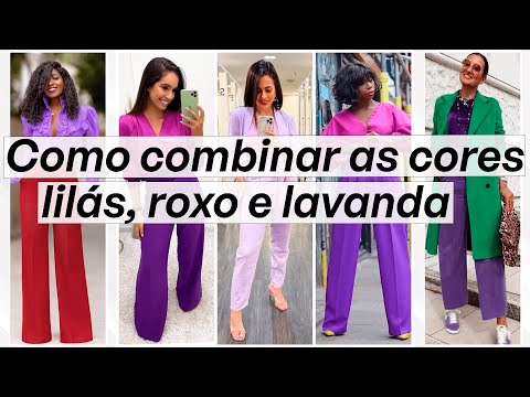 Vídeo: Com qual cor o lilás combina?