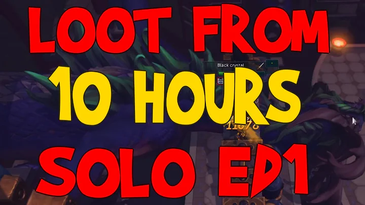 Runescape 3 - Loot From 10 Hours Solo ED1 20m+/hr [Temple Of Aminishi]