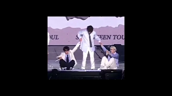 Joshua helping Jeongcheol to get up😂#seventeen #scoups #jeonghan #joshua #jun #hoshi #wonwoo #woozi
