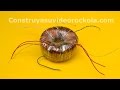 Calculation and homemade construction of a Toroidal Transformer