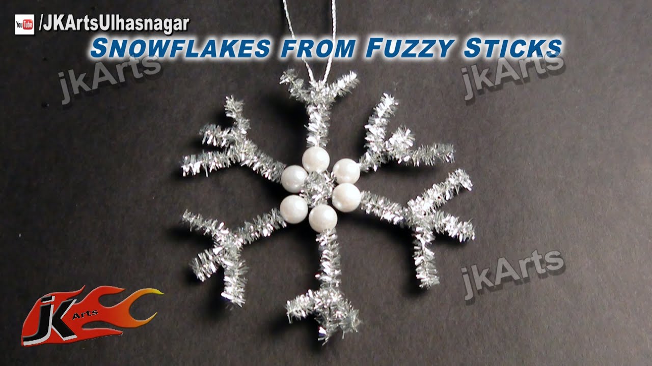Pipe Cleaner Snowflakes