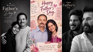 Father's Day Photo Editing Prompt | Instagram Trending Father's Day AI Photo Editing Prompt screenshot 1