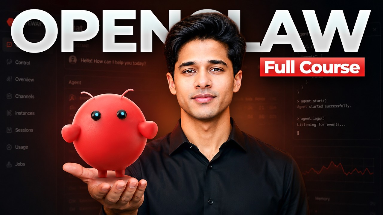 OpenClaw Full 4 Hour Course: Build a 24/7 AI Employee