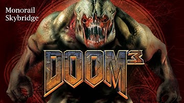 Doom 3 (Monorail Skybridge : level 12) walkthrough in VR on Quest 2