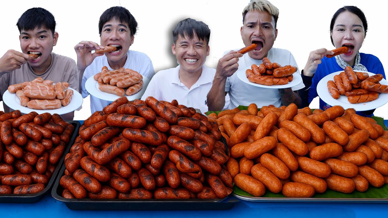 Hưng Troll | Người Cuối Cùng Ngừng Ăn Xúc Xích Nướng vs Xúc Xích Chiên Nhận 500$