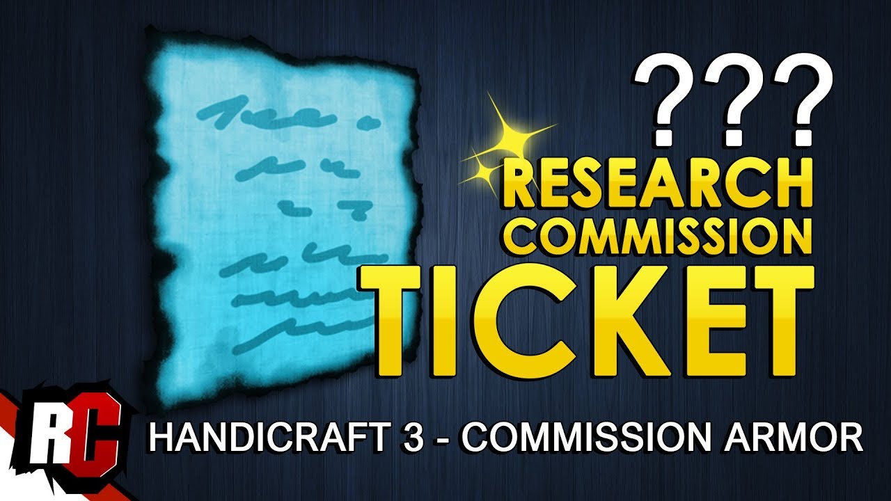 Research Commission Ticket +