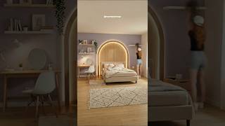 Teen Bedroom — Dusty Lavender   Curved Arch — This Became a DREAM Teen Room! 💜✨