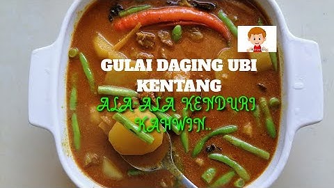 Gulai Daging Ubi Kentang Ala Kenduri Kahwin