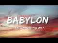 Patoranking,Victony - Babylon (Lyrics)