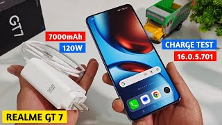 Realme GT 7 Charging Test After Software Update | Charge Test Realme GT7