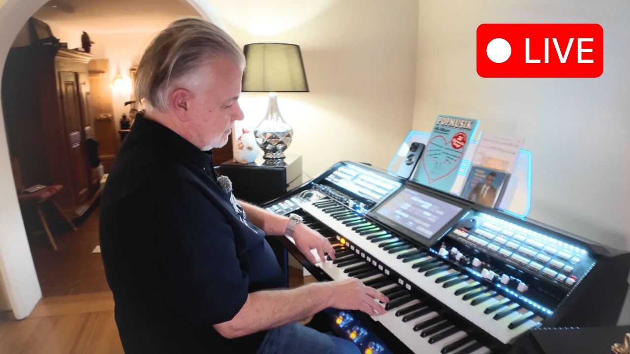 Karl von Wohnmobile La Marca LIVE Wersi Sonic OAX 800 und Yamaha Clavinova Orgelkonzert Extraklasse
