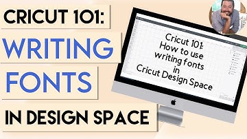 Using writing fonts in CRICUT DESIGN SPACE | cricut design space tutorials