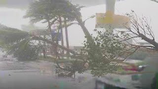 Tropical Cyclone Jobo hits Mtwara, Tanzania, Africa. Storm Jobo