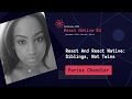 React And React Native: Siblings, Not Twins talk, by Pariss Chandler