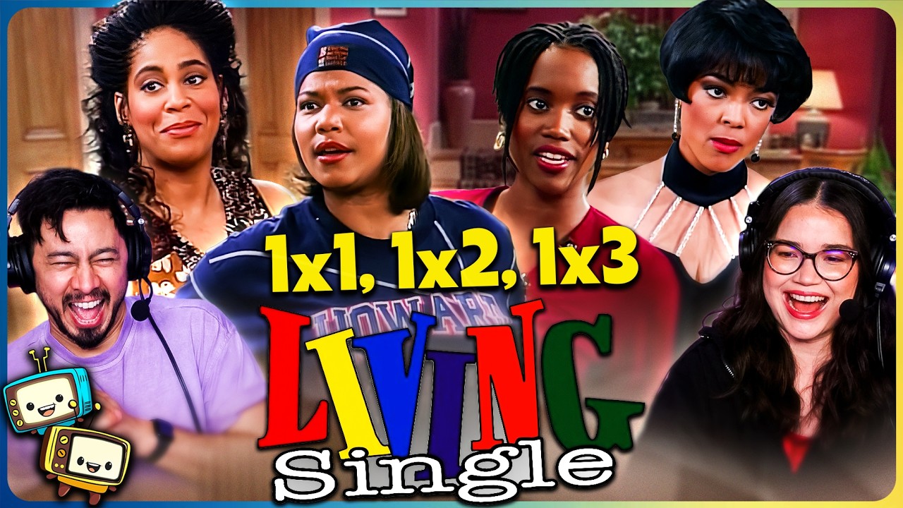 LIVING SINGLE (1993) 1x1, 1x2 & 1x3 REACTION! | First Time Watch | Queen Latifah w/ Jaby Koay
