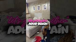 Did this video overwhelm you? Cause what’s going on in my brain #adhd #mentalhealth #cleanwithme