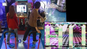 [DDR2013] azuki vs Flyant - Air Heroes (DSP vs ESP) 984620 vs 920710 2014.01.04