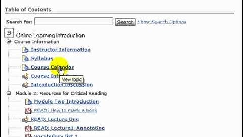 Student D2L - Course Content