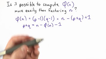 Totient and Factoring - Applied Cryptography