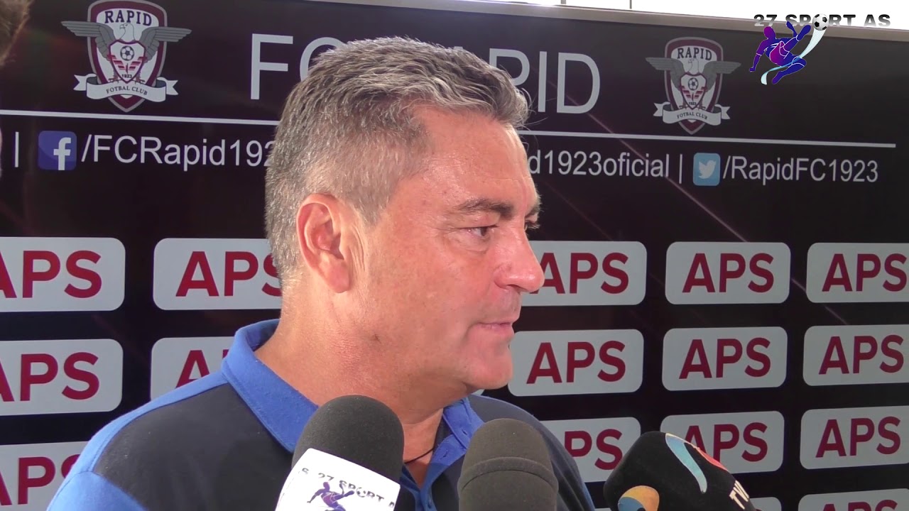 Declarații Ilie Stan și Daniel Pancu după Rapid - Gloria Buzău 3 - 2 22.09.2019