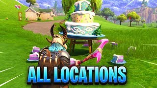 "Dance in Front of Different Birthday Cakes" ALL LOCATIONS in Fortnite