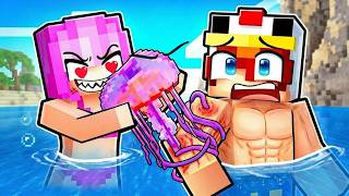Shado s’est fait PIQUER par une MÉDUSE sur Minecraft !