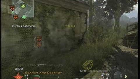 Search and Destroy Round  7-1 With Emp On Overgrown MW2