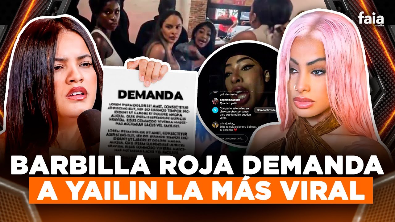 BARBILLA ROJA REVELA DETALLES DE LOS G0LP3S PROPINADOS POR YAILIN LA MÁS VIRAL - LOS COMPONENTES