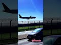 Plane Landing at the Heathrow Airport in London