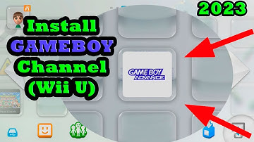 Get the GAMEBOY Channel on Wii U! (VBA GX Channel download)
