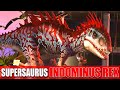 INDOMINUS REX STARTING AND ENDING THE BATTLE | JURASSIC WORLD THE GAME