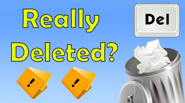Where Do Deleted Files Go?