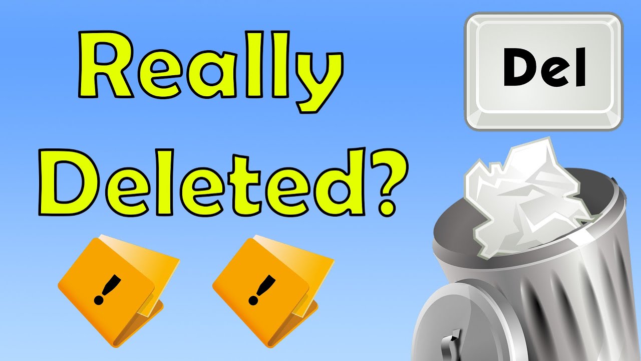 Where Do Deleted Files Go YouTube