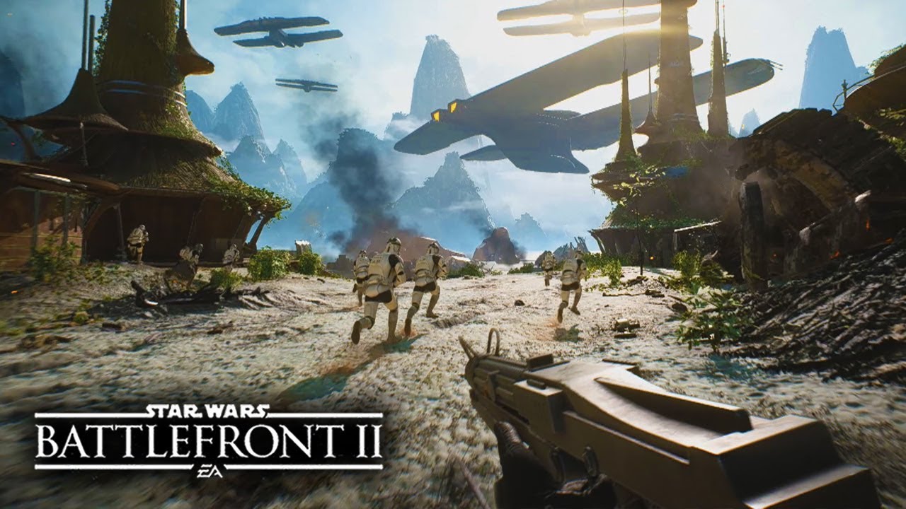 This is Star Wars Battlefront II 