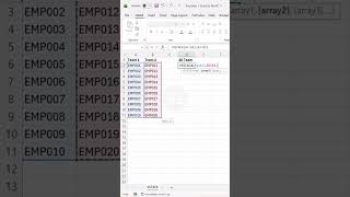 Merge Multiple Ranges into One Column Instantly #excel #excelforbeginners #excelshortcuts #office