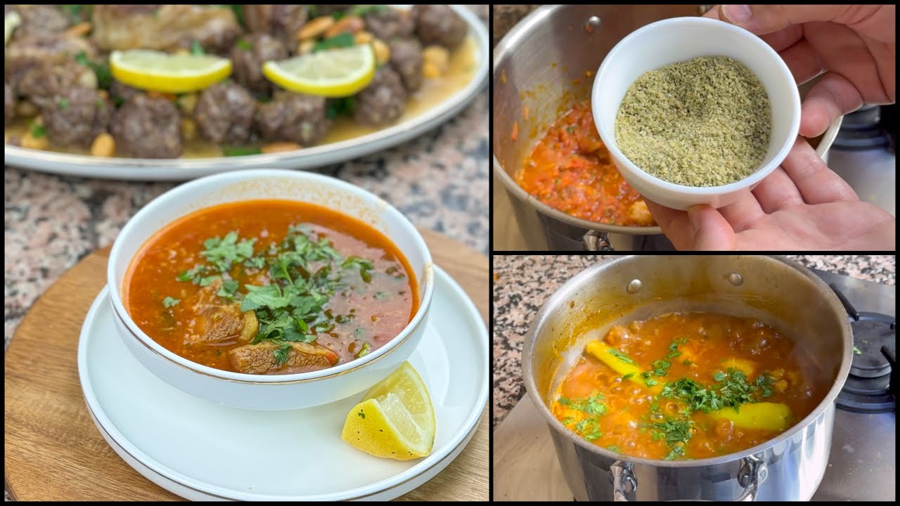 بعد ما كليتها فواحد العرس قلت لازم نديرهالكم 😍 شوربة فريك الأعراس على أصولها ديريها في رمضان👌🏻