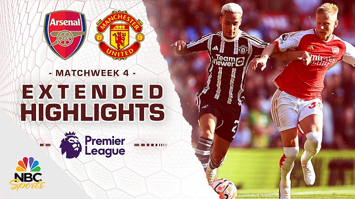 Arsenal v. Manchester United | PREMIER LEAGUE HIGHLIGHTS | 9/3/2023 | NBC Sports