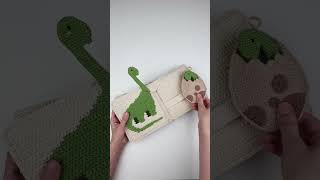 Crochet pattern dinosaur quiet book