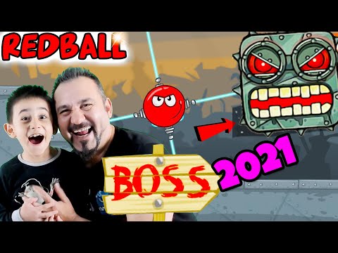 SÜRELİ REDBALL 4! LAZERLİ BÖLÜM! BOMBACI BOSS YİNE GELDİ! | REDBALL 4 KARANLIK FABRİKA BİTİRDİK!