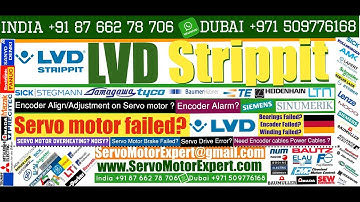 LVD Strippit Repair servo drive failure causes, Servo motor encoder problems,Resolver Alignment