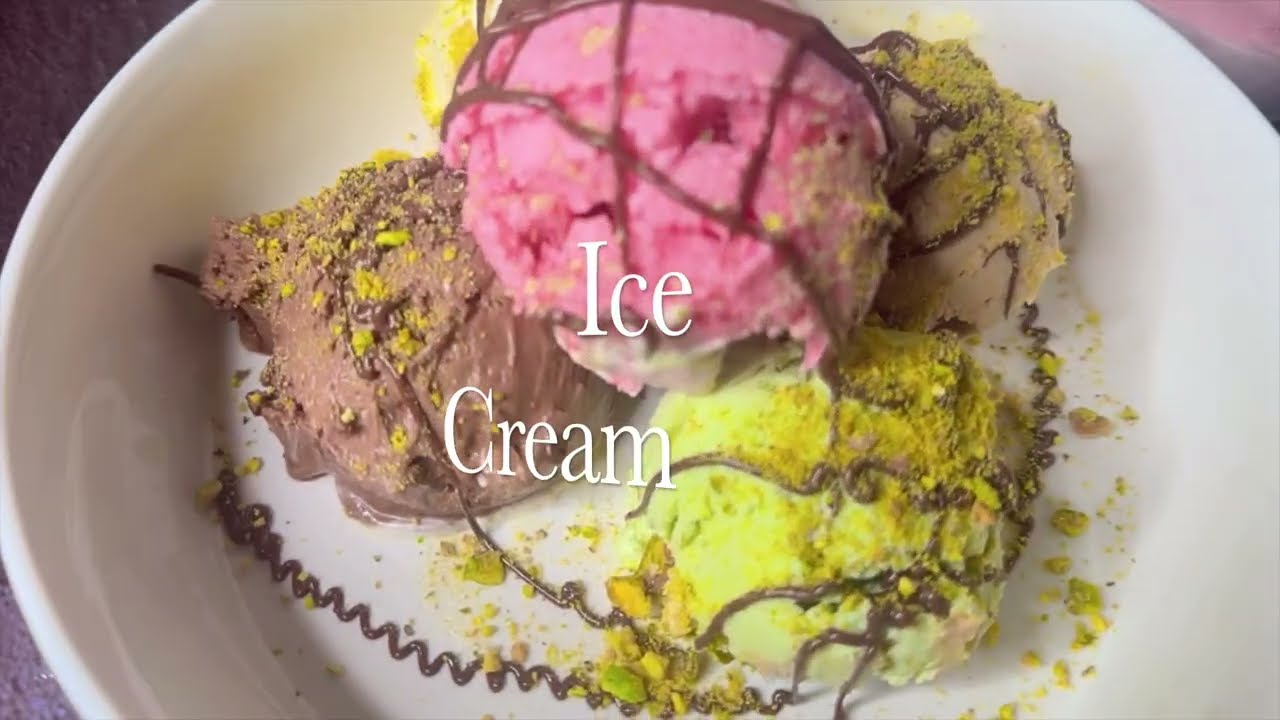 Delicious homemade Ice Cream  آیس کریم خوشمزه خانگی