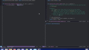 Sampling a Multivariate Student-t using Numpy and Scipy