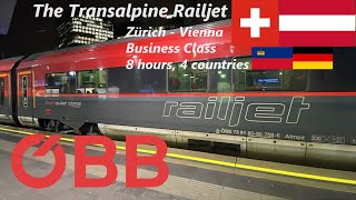 🚅🇨🇭🇦🇹 ÖBB Railjet in BUSINESS CLASS from Zürich to Vienna