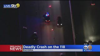 1 Killed In Crash On 118 Freeway In Pacoima