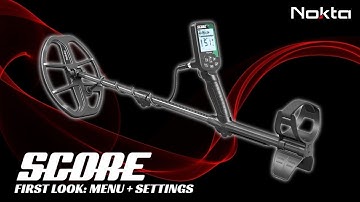 Nokta SCORE Metaaldetector | Menu + Instellingen