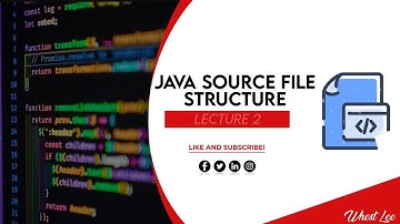 Lesson 2: Java Source file structure