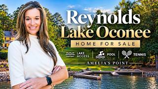 Reynolds Lake Oconee Home for Sale | Lake Access, Pool & Tennis | Amelia’s Point