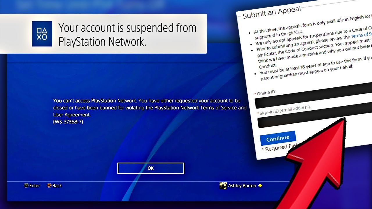 Выполнен выход из сети playstation network